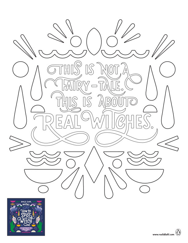 The Witches Coloring Sheet