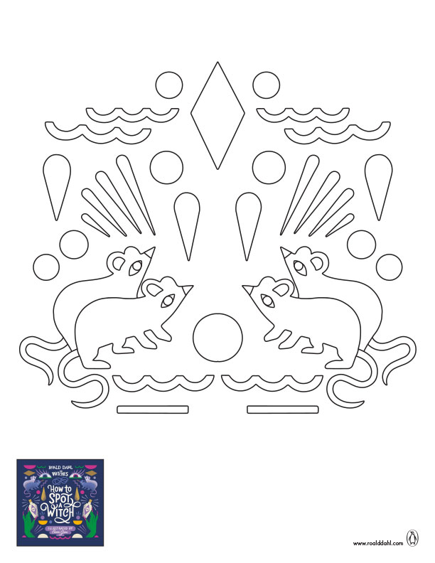 The Witches Coloring Sheet #2