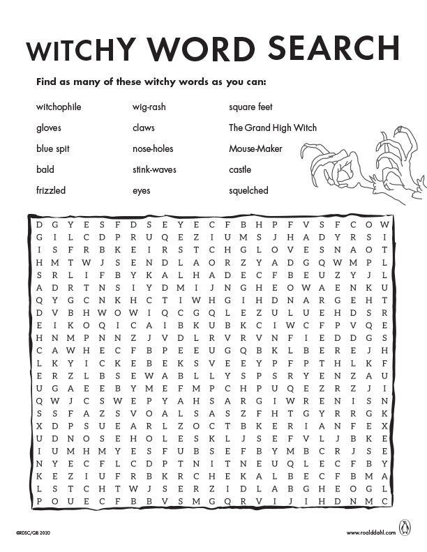 Witchy Word Search